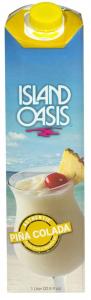 Island Oasis Pina Colada Drink And Smoothie Mix - Aseptic (1 Liter, 12 Per Case)