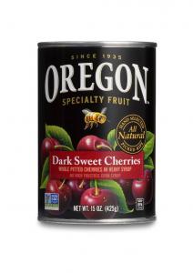 Oregon Fruit Pitted Dark Sweet Cherries in Heavy Syrup, 15-Ounce Cans (Pack of 8)