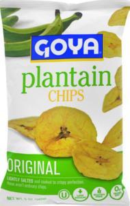 Goya Foods Plantain Lightely Salted Flavor Chips, Bulk Pack (5 Oz Pack Of 12)