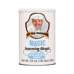 Chef Paul Prudhommes Seasoning Blend For Pork & Veal Magic (24 OZ. Cans, 4/Case)