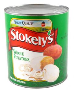 Stokelys Whole Medium Potatoes - no. 10 can, 6 cans per case
