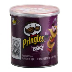 Pringles Barbecue Crisps, 1.4 Ounce - 12 per case.