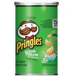 Pringles Sour Cream and Onion Grab and Go Pack, 2.5 Oz (12 Pack)