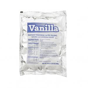 Chefs Companion Instant Vanilla Pudding Mix, 24 Ounce - 12 per case