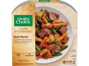Healthy Choice Cafe Steamers Beef Merlot 9.5oz (PACK OF 8)