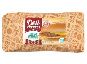 Deli Express Hot To Go Mega Omelet Sandwich 7.2oz (PACK OF 8)
