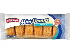Mrs Freshleys Crunch Mini Donuts 3.4oz 12count (PACK OF 6)