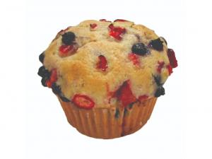 Davids Cookies Triple Berry Muffin, Bulk Size Case (6 OZ, 12 Per Case) - Bakery Desserts