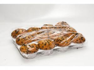 Davids Pistachio Flavored Muffin, Bulk Size Pack (6 OZ, 12 Per Pack, 1 Pack)