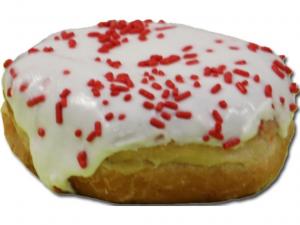 Premium Bismark Raspberry With White Icing And Red Sprinkles 28.8oz (PACK OF 4)