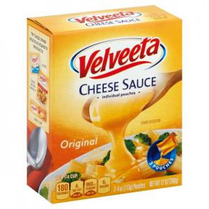 Velveeta Original Processed Cheese Sauce Pouch 12oz (PACK OF 8)