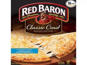 Red Baron Four Cheese Classic Crust Pizza 21.06oz (PACK OF 16)