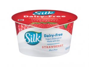 Silk Dairy Free Strawberry Yogurt Alternative, Nut Free (5.3 Oz, Pack Of 8)