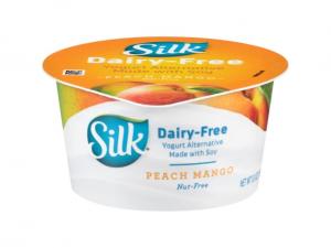 Silk Cultured Soy Peach And Mango Yogurt Alternative 5.3oz (PACK OF 8)