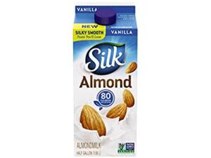 Silk Danone Refrigerated Almond Vanilla Milk 0.5gal (PACK OF 6)