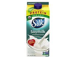 Silk Danone Refrigerated Organic Unsweetened Soy Milk 64floz (PACK OF 6)