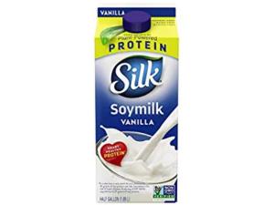 Silk Danone Refrigerated Vanilla Soy Milk 0.5gal (PACK OF 6)