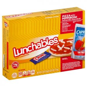 Lunchable Single Serve Convenience Meal Pepperoni Pizza 10.7oz (PACK OF 8)