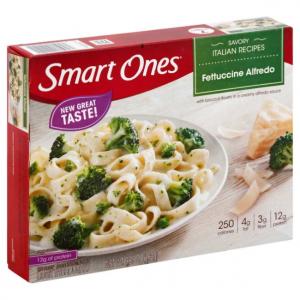 Smart Ones Savory Italian Recipes Fettuccine Alfredo 9.25oz (PACK OF 12)
