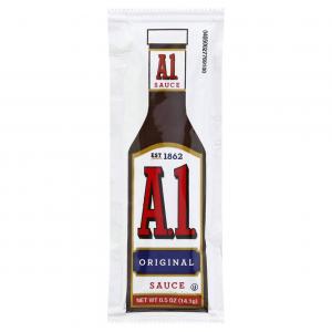 A1 Steak Sauce Single Serve (0.5oz Packets, Pack of 200)