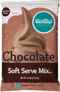 Frostline Soft Serve Mix, Chocolate, 6 Count