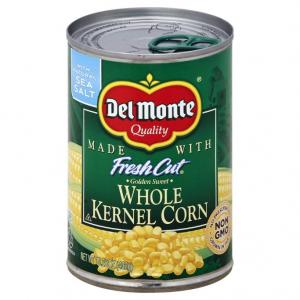 24 PACKS : Del Monte Whole Kernel Corn 15.25 oz