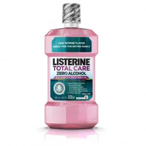 Listerine Total Care Zero, Fresh Mint, 500ml, (Pack of 6)