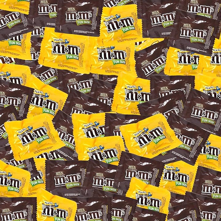M&M's Milk Chocolate and Peanut Funsize Individually Wrapped Variety 2lbs