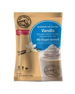 Big Train No Sugar Added Vanilla Latte Blended Iced Coffee Mix,