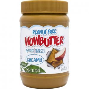 Wowbutter Ready-To-Eat Natural Peanut Free Creamy Butter (1.1 lbs, 6 Per Case)