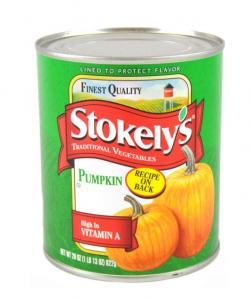 Stokely Pumpkin, 29 Ounce -- 12 per case.