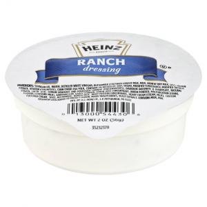 Heinz Ranch Dressing (2oz Cups, Pack of 60)