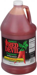 Sauce Red Devil Hotter Buffalo Style Plastic, 1 Gallon - 4 per case