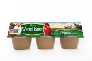 White House Regular Apple Sauce in Cup, 4 Ounce - 72 per case