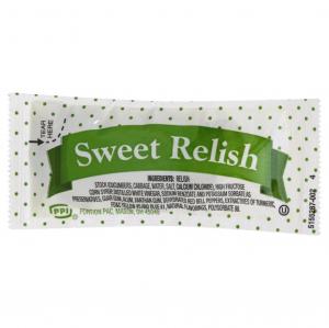 PPI Single Serve Sweet Relish, 9 gr. Packets (Pack of 200)