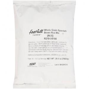 Foothill Farms R219-D5190 Rice Mix Whole Grain Spanish Brown Red Rice (36oz,6pk)