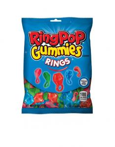Ring Pop Gummies Rings Candy, 5 Oz Bag (Pack of 12)