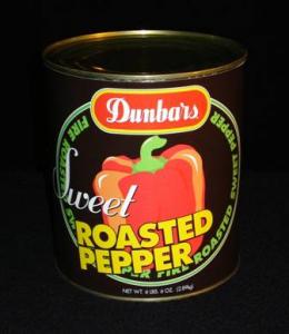 Dunbars Roasted Red Pepper Pieces - No. 10 Can (102 OZ, 6 Cans Per Case)