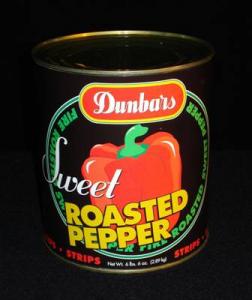 Dunbars Roasted Red Pepper Strips - No. 10 Can (102 OZ, 6 Cans Per Case)