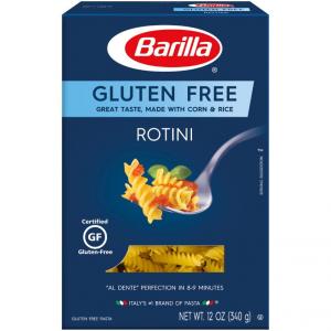 Barilla Gluten Free Rotini Pasta, 12 Ounce - 8 per case