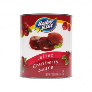 Ruby Kist Cranberry Canned Jellied Sauce, Ready To Eat 6 No.10 Can, 117 Oz.