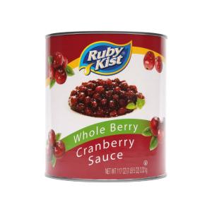 Ruby Kist Whole Berry Cranberry Sauce 6 No.10 Can, 117 Oz.