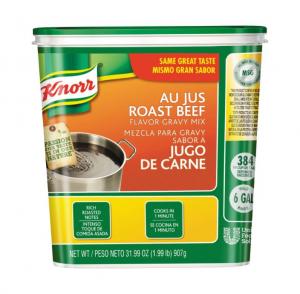 Knorr Gravy Mix Au Jus Roast Beef Flavor Gravy Mix (1.99 lbs, Pack Of 4)