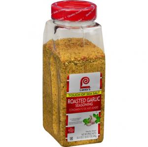 Lawrys Touch of Sea Salt Roasted Garlic Seasoning, 24.5 Ounce -- 6 per case.