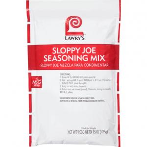 Lawry'S Sloppy Joe Seasoning Mix, 15 Ounce (6 Pack)