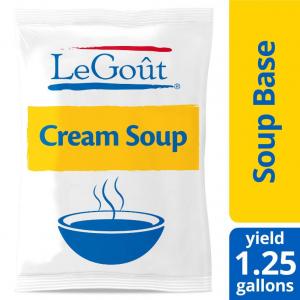 LeGout Soup Base Cream, Alfredo & Cheese Sauce (1.58 Lbs, Pack Of 6)