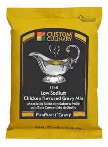 Custom Culinary Panroast Low Sodium Chicken Flavored Gravy Mix (12 OZ, 8 Count)
