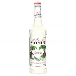 Monin Coconut Premium Gourmet Flavor Syrup (750 Milliliter, 12 Per Case)