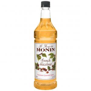 Monin French Hazelnut Premium Gourmet Flavore Syrup (33.8 Ounce, 4 Per Case)