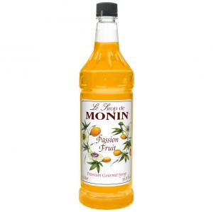 Monin Passion Fruit Premium Gourmet Flavored Syrup (33.8 Ounce, 4 Per Case)